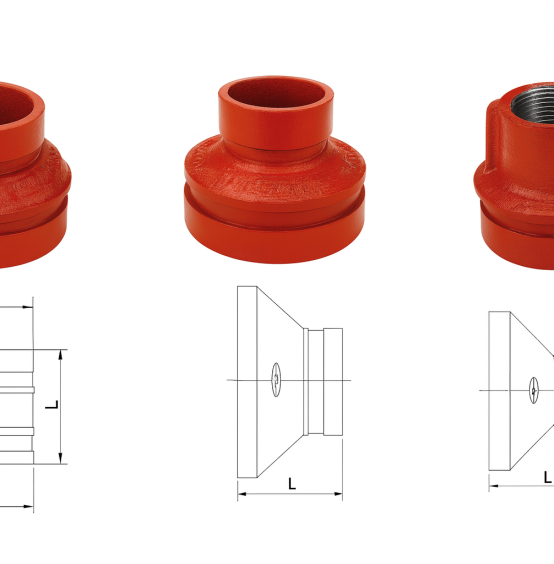 BẦU GIẢM RÃNH (GROOVED REDUCER)