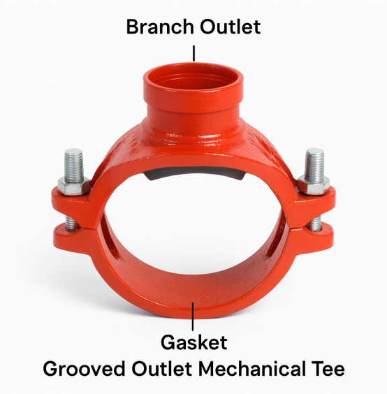 ĐAI KHỞI THỦY RÃNH (GROOVED OUTLET MECHANICAL TEE)