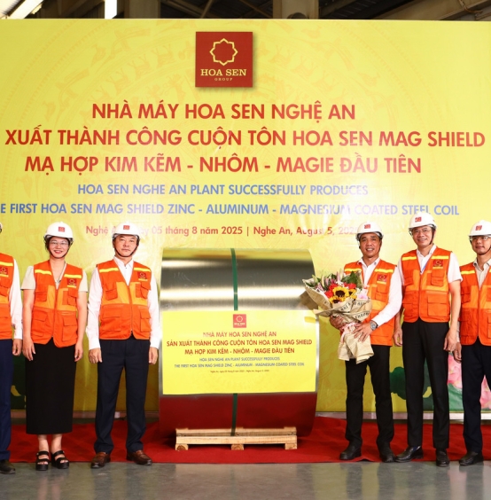 Tôn siêu bền Hoa Sen Mag Shield, bảo hành tới 50 năm