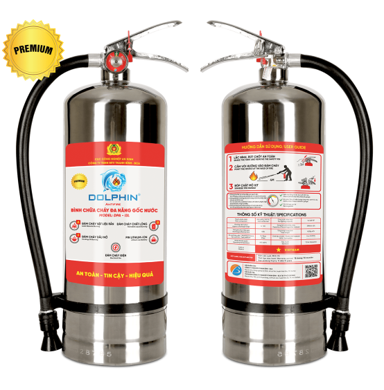 BÌNH CHỮA CHÁY ĐA NĂNG GỐC NƯỚC DOLPHIN I3L PREMIUM