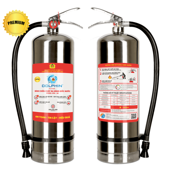 BÌNH CHỮA CHÁY ĐA NĂNG GỐC NƯỚC DOLPHIN I6L PREMIUM