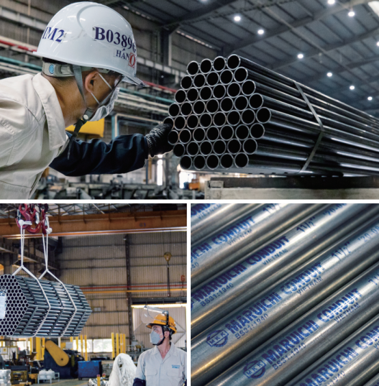 ỐNG KẼM NHÚNG NÓNG - ỐNG THÉP ĐEN MARUICHI SUN STEEL