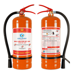 BÌNH CHỮA CHÁY BỘT ABC DOLPHIN 4 KG 