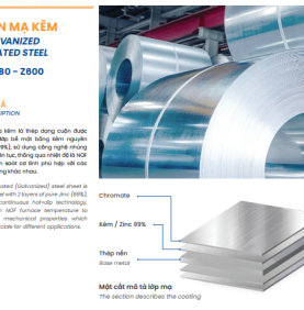 Tôn Kẽm Nam Kim GI Z80–Z600 